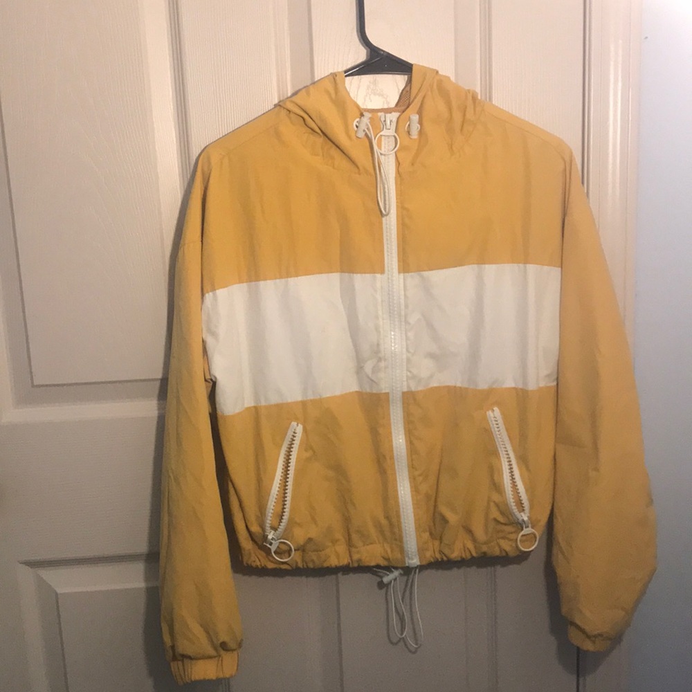 Yellow wind breaker